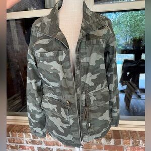 Old Navy Green Camouflage Jacket